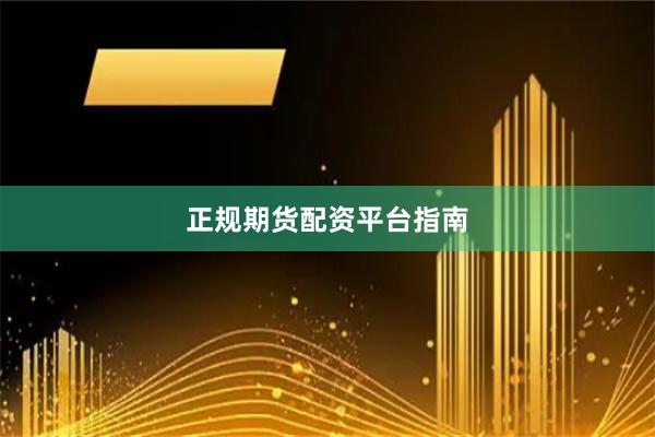 正规期货配资平台指南